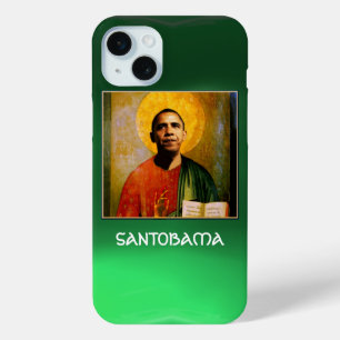 SANTOBAMA Green iPhone 15 Mini Case