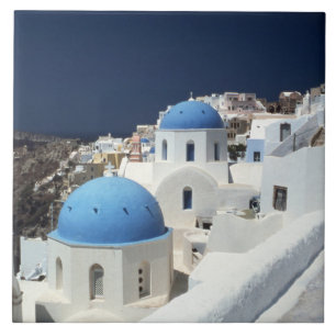 Santoirini Island Greece Ceramic Tile