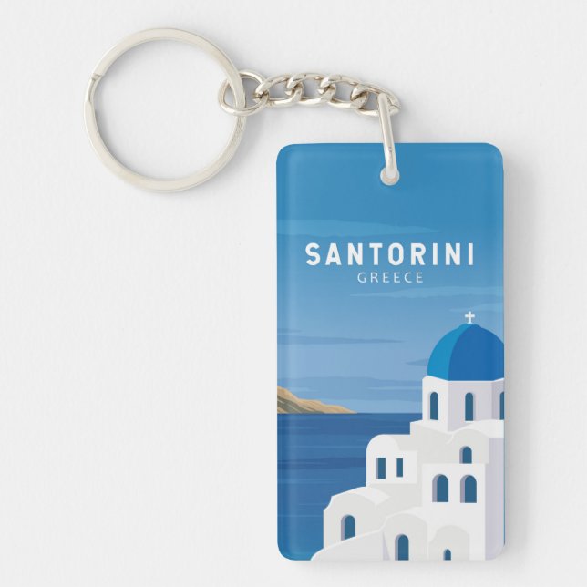 Santorin Grèce Vintage rétro (Devant)