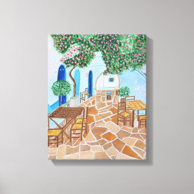 Santorini 1 canvas print (Front)