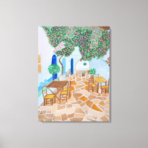 Santorini 1 canvas print