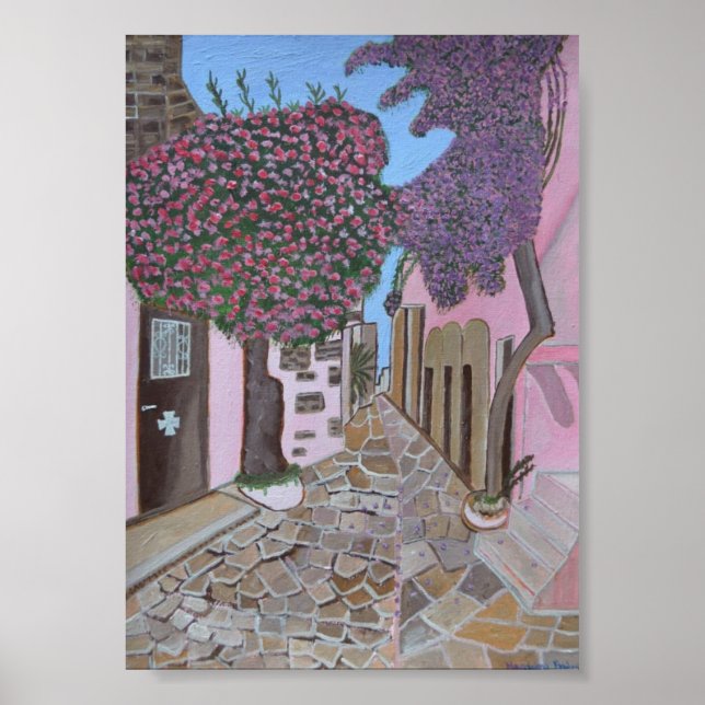 Santorini 2 Greece Poster (Front)