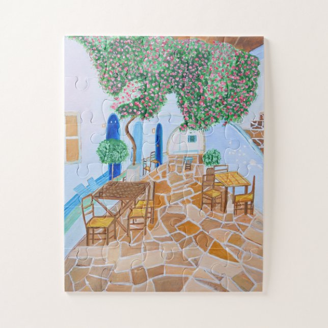 Santorini 2 Greece puzzles  (Vertical)