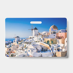 Santorini badge