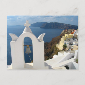Santorini Bell Tower in the Afternoon Sun Postcard