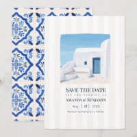 Santorini Blue Greek Island Mediterranean