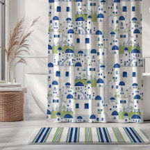 Santorini blue green grey