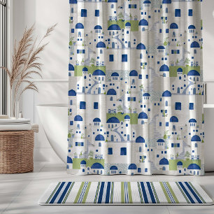 Santorini blue green grey