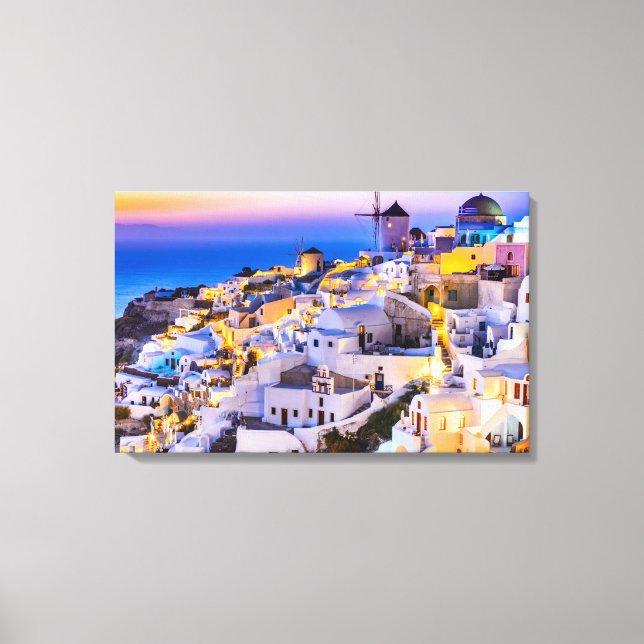 Santorini Canvas Print (Front)