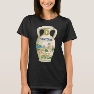 Santorini City Greece souvenir gift for men women_ T-Shirt