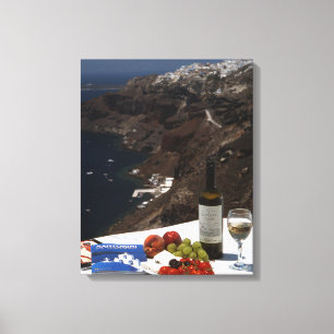Santorini dream canvas print