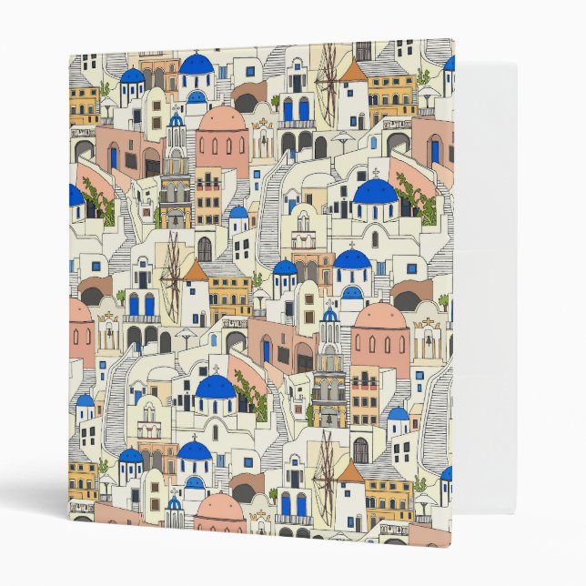 Santorini dreams binder (Front/Inside)