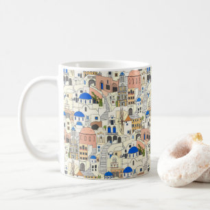 Santorini dreams coffee mug