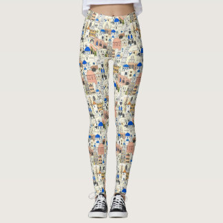 Santorini dreams leggings