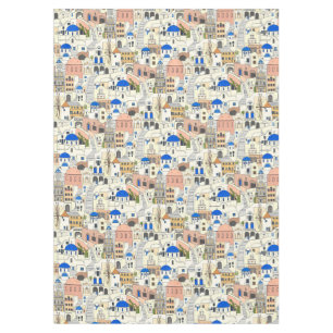 Santorini dreams tablecloth