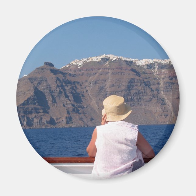 Santorini - Fridge Magnet (Front)