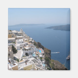 Santorini Fridge Magnet