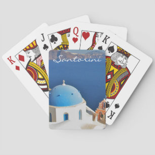 Santorini from Oia Playing Cards