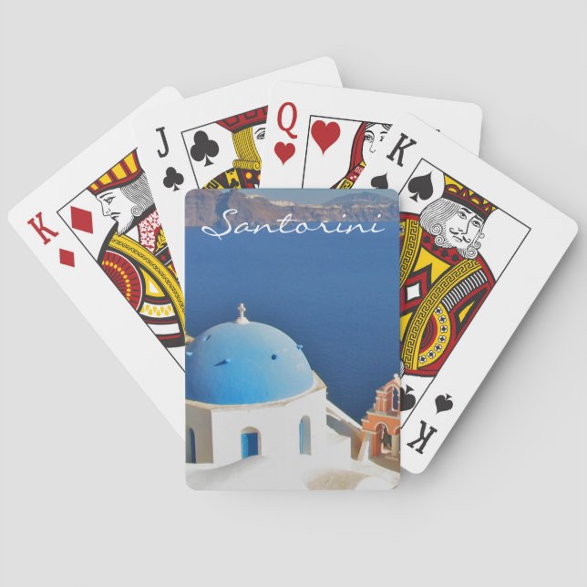 Santorini from Oia Playing Cards (Back)