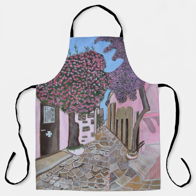 Santorini, Greece apron  (Front)