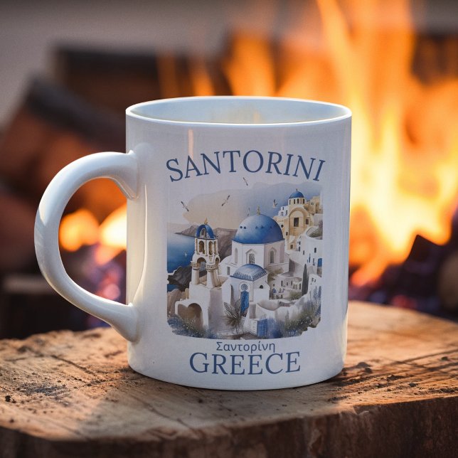 Santorini Greece Beautiful Paradise Coffee Mug (Creator Uploaded)