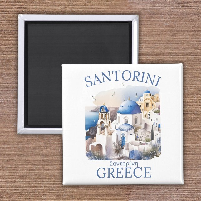 Santorini Greece Beautiful Paradise Magnet (Creator Uploaded)