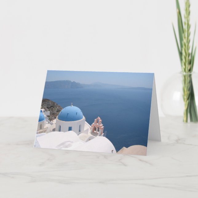 Santorini Greece Card (Front)