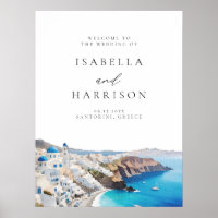 SANTORINI GREECE Destination Wedding Welcome