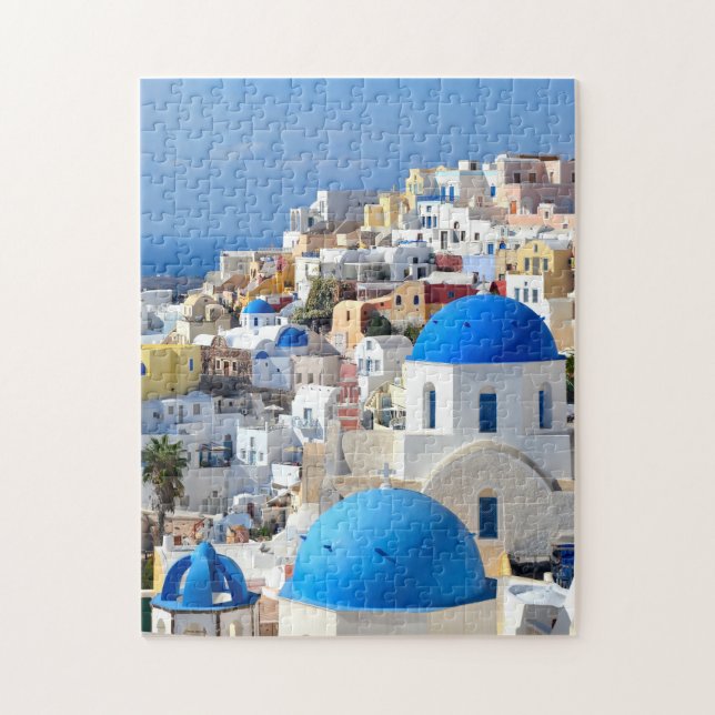 Santorini Greece Europe Travel Photography Adult Jigsaw Puzzle (Vertical)