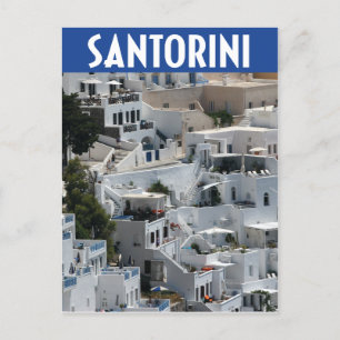 Santorini, Greece hillside architecture Postcard
