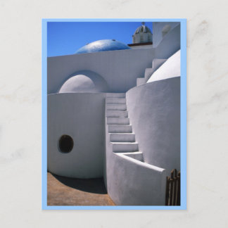 Santorini Greece island Postcard