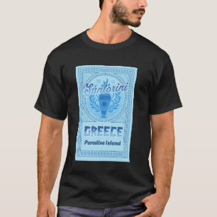 Santorini Greece Island Vacation Santorini Greek T-Shirt