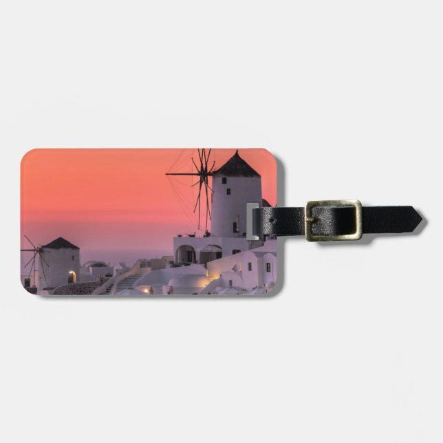 Santorini, Greece Luggage Tag (Front Horizontal)