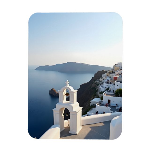 Santorini Greece Magnet (Vertical)