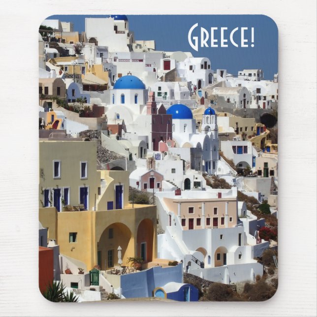 Santorini, Greece Mouse Pad (Front)