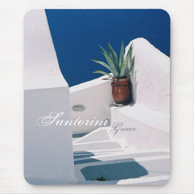 Santorini, Greece Mousepad (Front)
