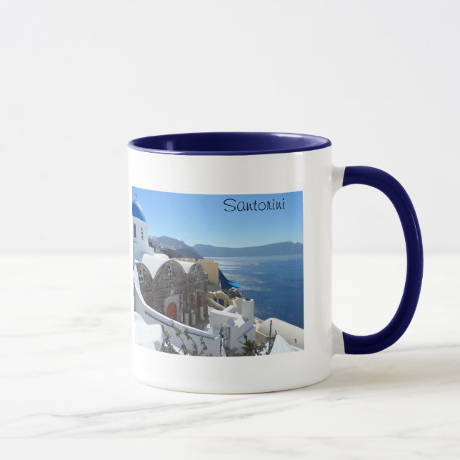 Santorini, Greece Mug (Right)