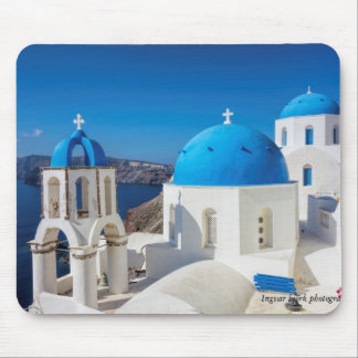 Santorini, Greece Photo Print Mouse Pad