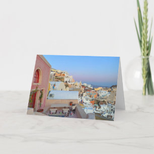 Santorini Greece Photograph Card