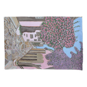Santorini, Greece  Pillowcase