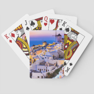 Santorini Greece Playing Cards