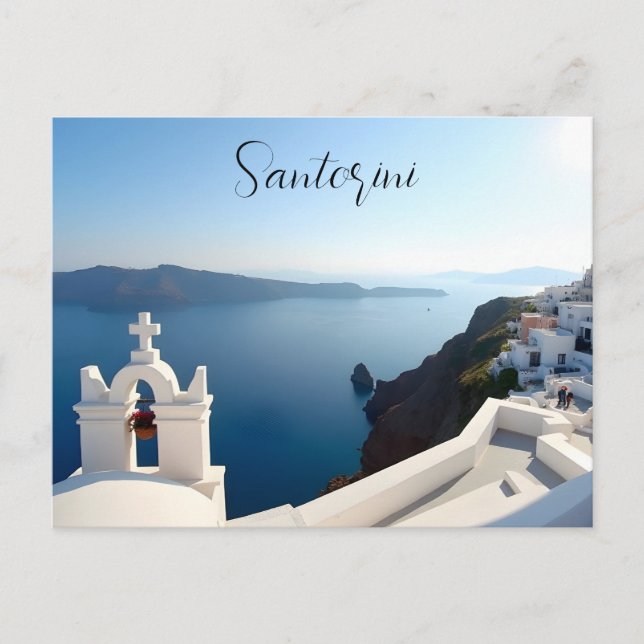 Santorini Greece Postcard (Front)