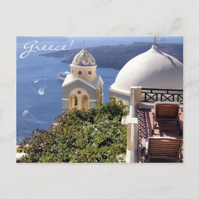 Santorini, Greece Postcard (Front)
