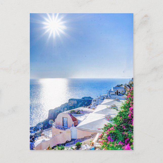Santorini Greece Postcard (Front)
