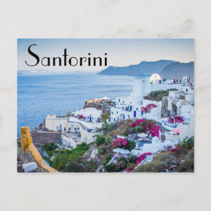 Santorini  Greece Postcard