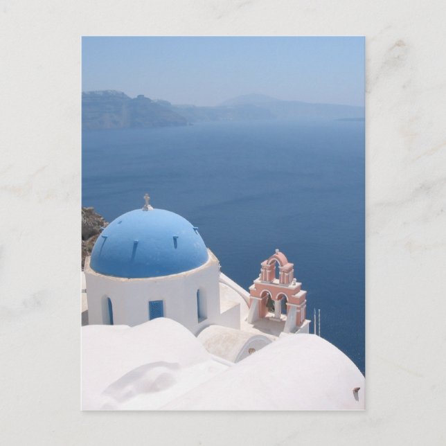 Santorini Greece Postcard (Front)