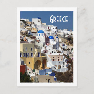 Santorini, Greece Postcard