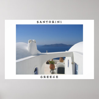 Santorini, Greece Poster