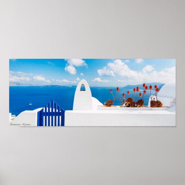 Santorini Greece Poster (Front)