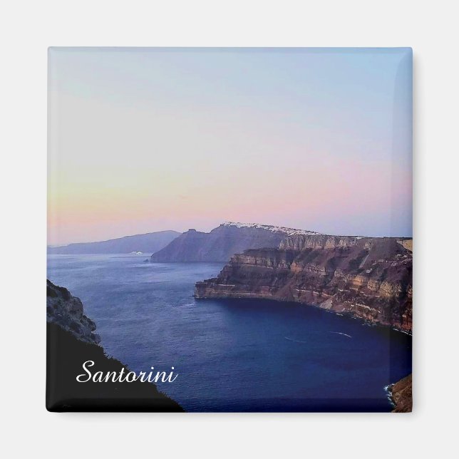 Santorini Greece Souvenir Magnet (Devant)
